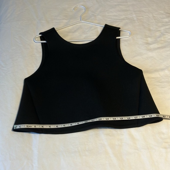 Club Monaco Black Crop Top - Picture 10 of 12